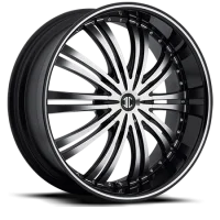 No.1 Gloss Black / Machined Face