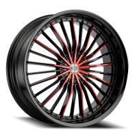No.26 RF Gloss Black / Red Face