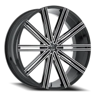 No.37 B Gloss Black / Machined Face