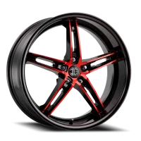 No.38 RF Gloss Black / Red Face