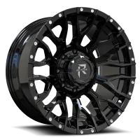 RV201 DFB Satin Black / Rivets