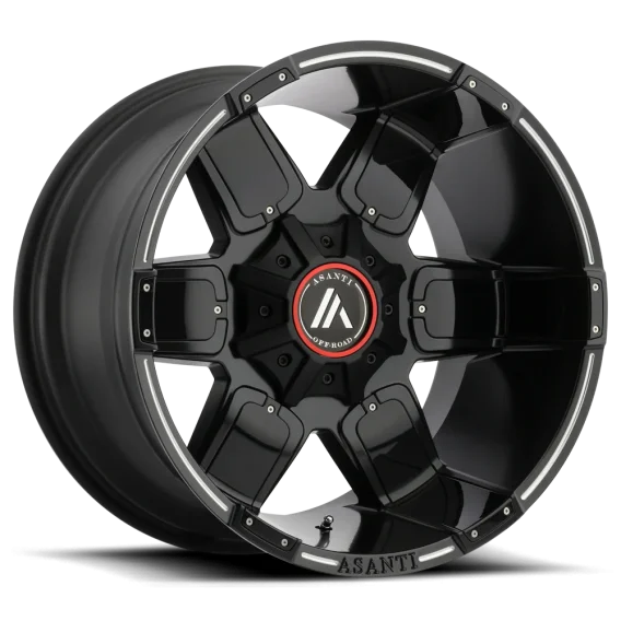 Warthog AB811 Satin Black / Milled-Gloss Black Accents