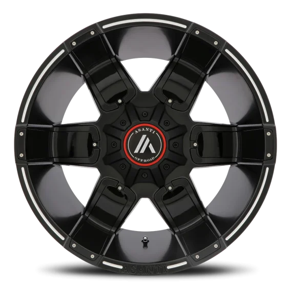 Warthog AB811 Satin Black / Milled-Gloss Black Accents
