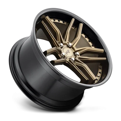 Methos M195 Matte Bronze / Black Bead Ring