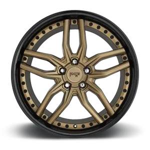 Methos M195 Matte Bronze / Black Bead Ring