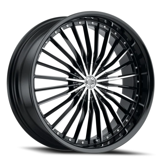 No.26 B Gloss Black / Machined Face